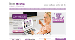 Desktop Screenshot of lamujerdeestilo.com
